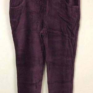 Denim & co. Plum straight leg size L
